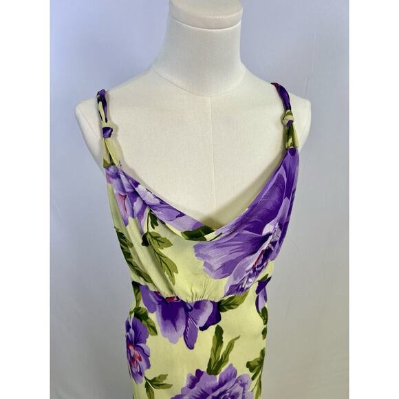 VTG Y2K American Angel Dress Women Sz L Floral Fairy Coquette Femme Indie - Picture 7 of 12